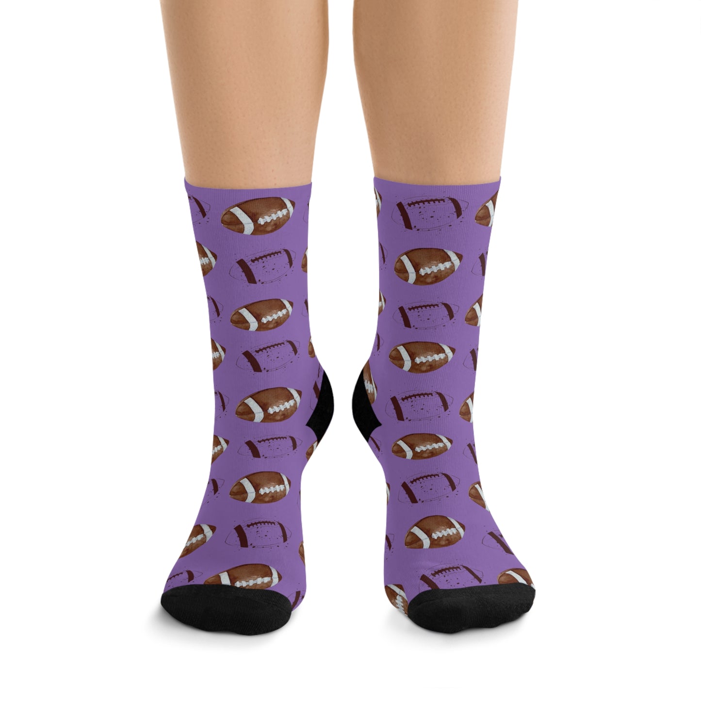 Game Day Football Socks (purple)