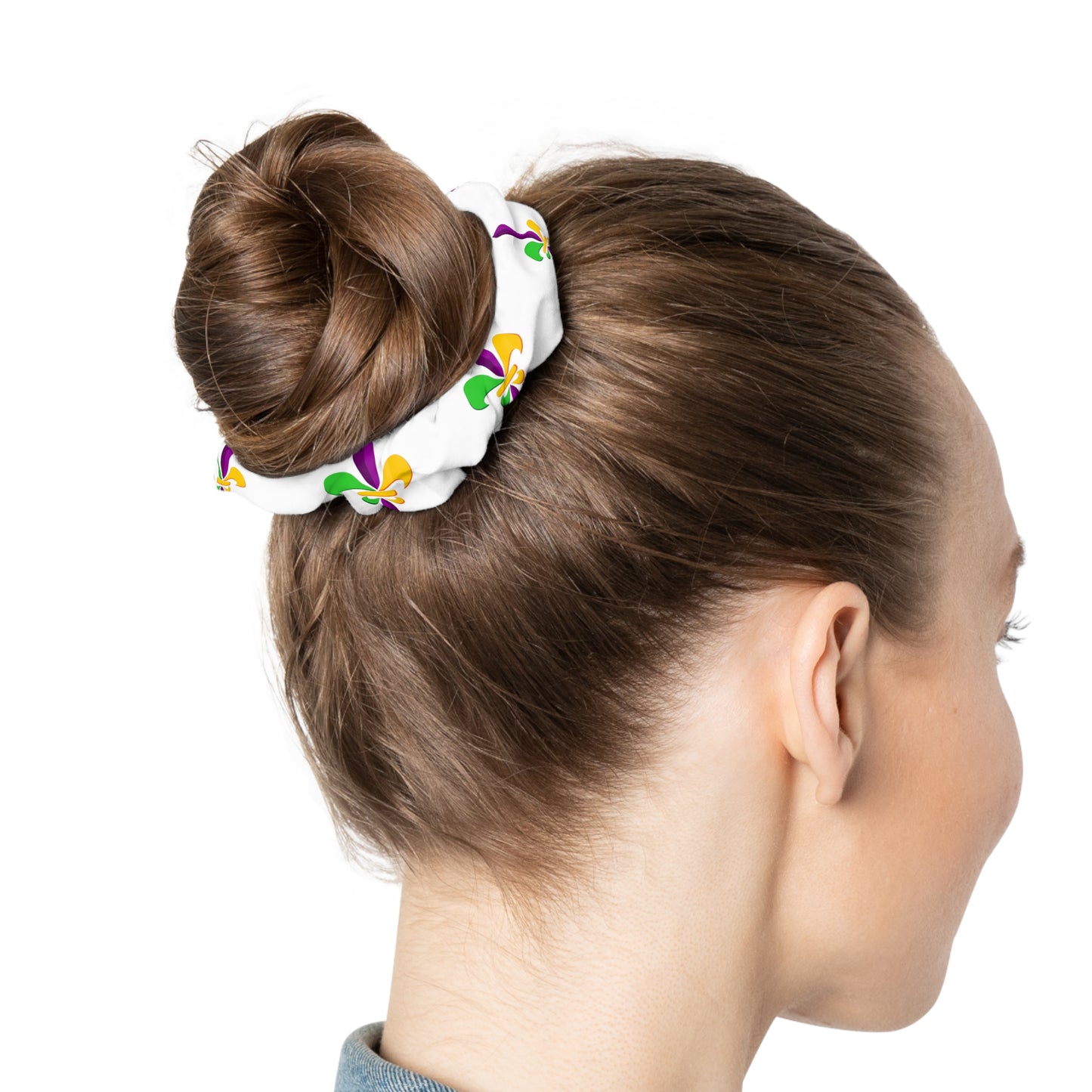 Mardi Gras Scrunchie