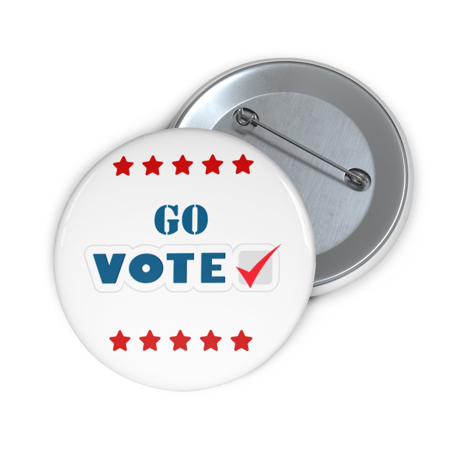 Go Vote - Pin Buttons