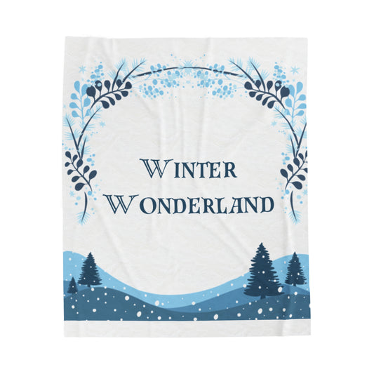 Winter Wonderland Plush Blanket