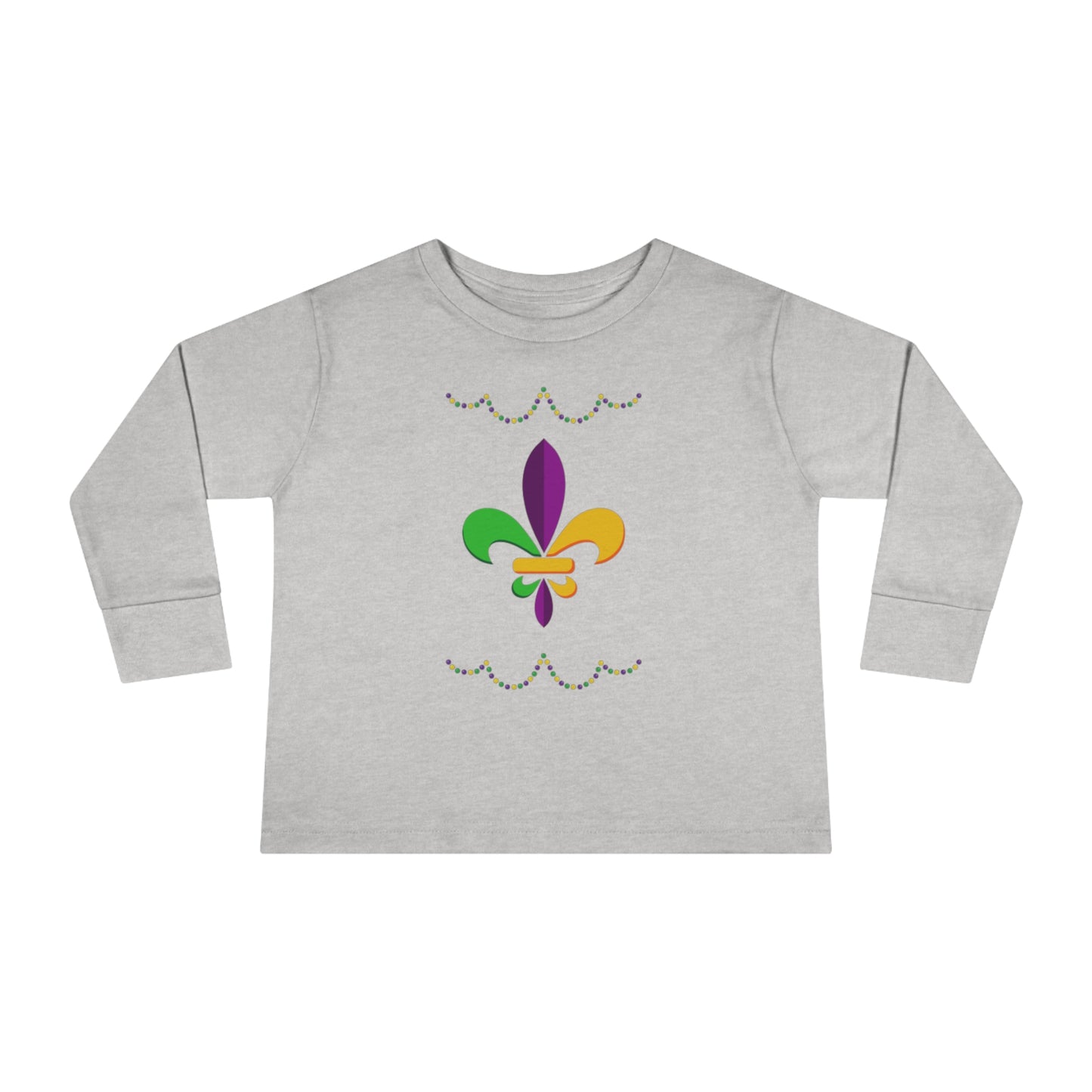 Mardi Gras Ready - Toddler Long Sleeve Tee