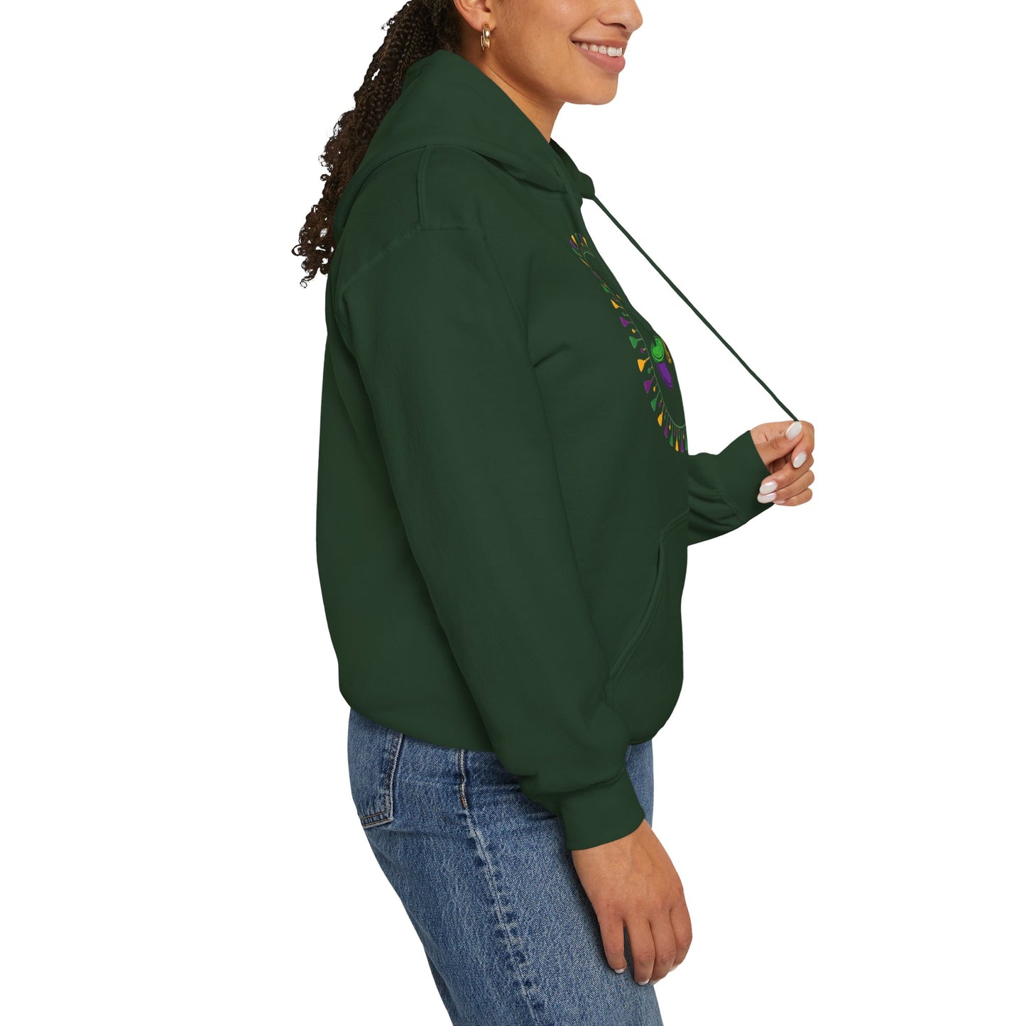 Doubloons and Cups Mardi Gras - Hooded Sweatshirt