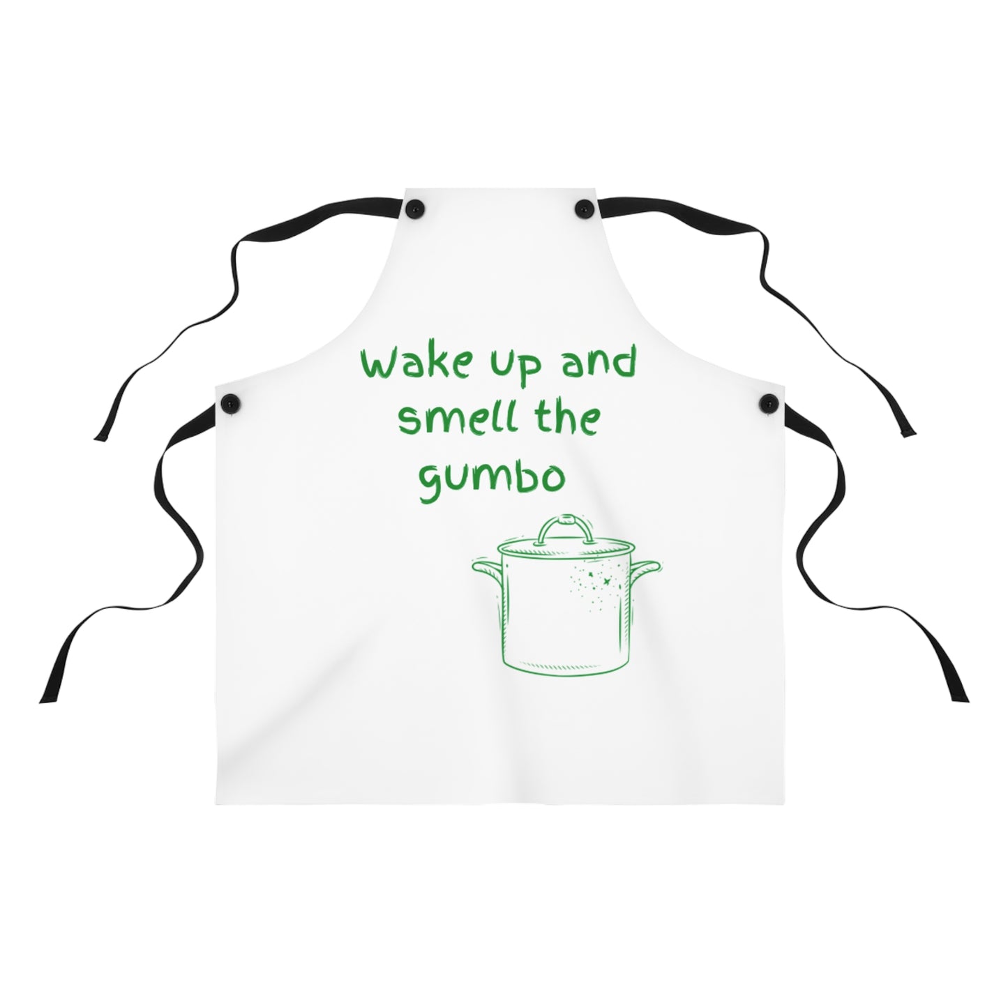 Wake up and Smell the Gumbo - Apron (AOP)