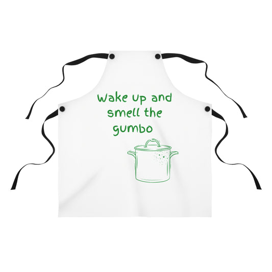 Wake up and Smell the Gumbo - Apron (AOP)