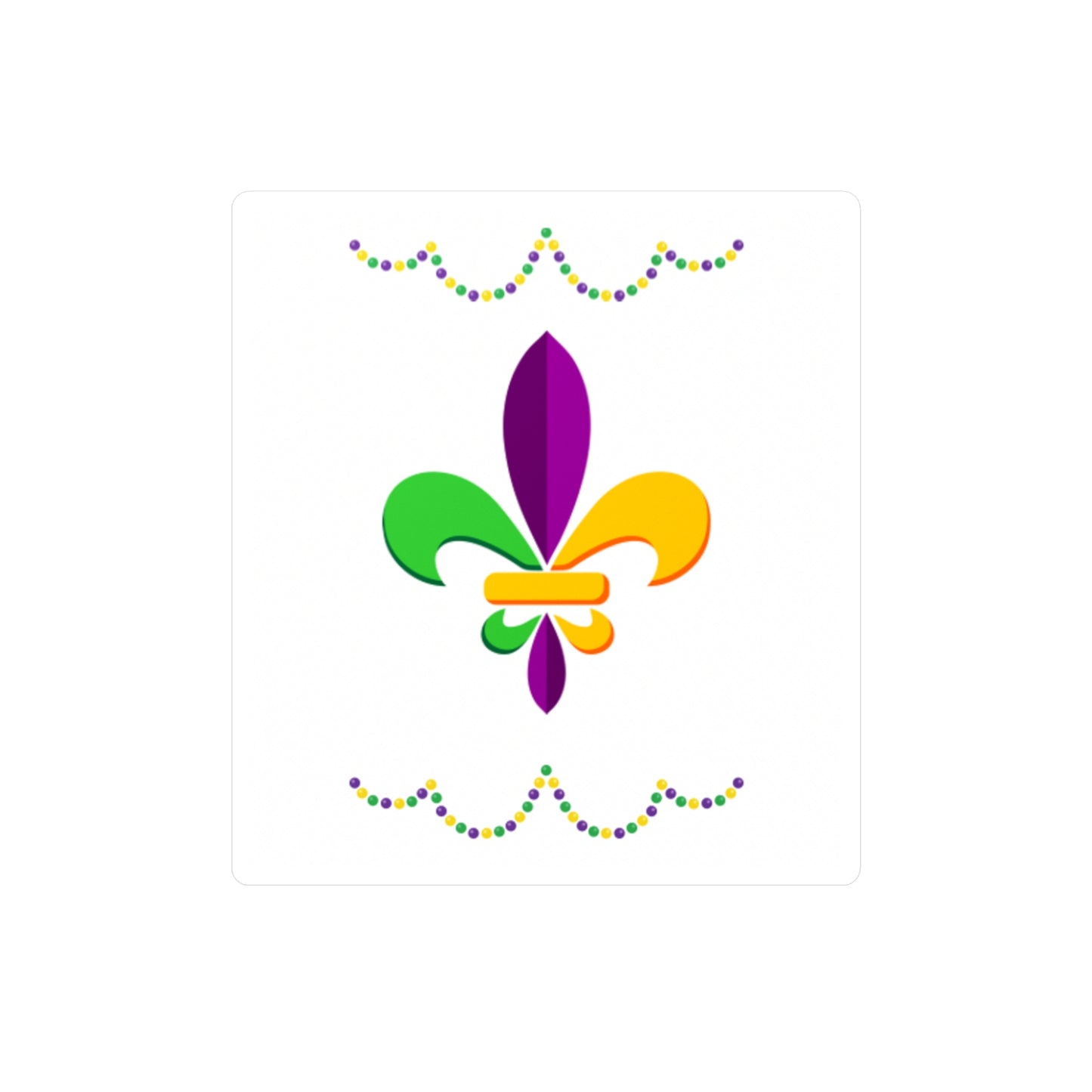 Mardi Gras - Vinyl Decal