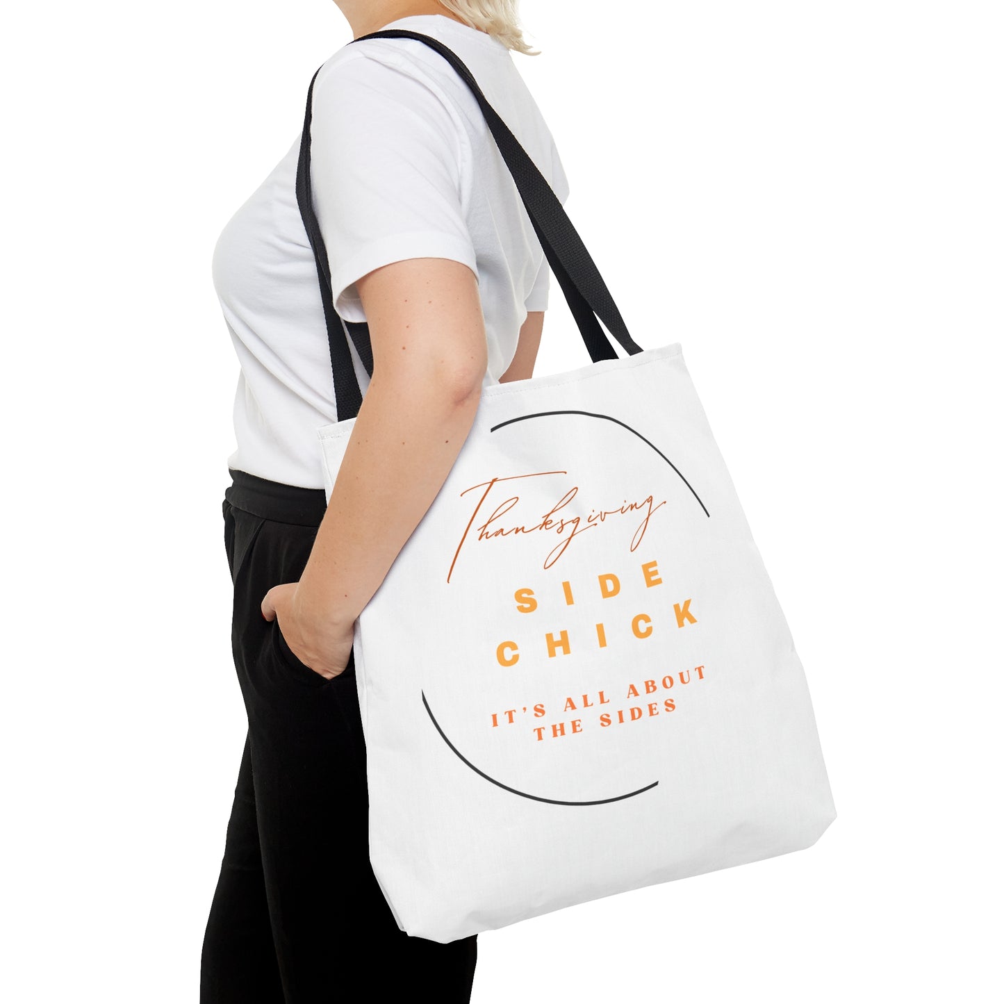 Thanksgiving Side Chick Tote Bag