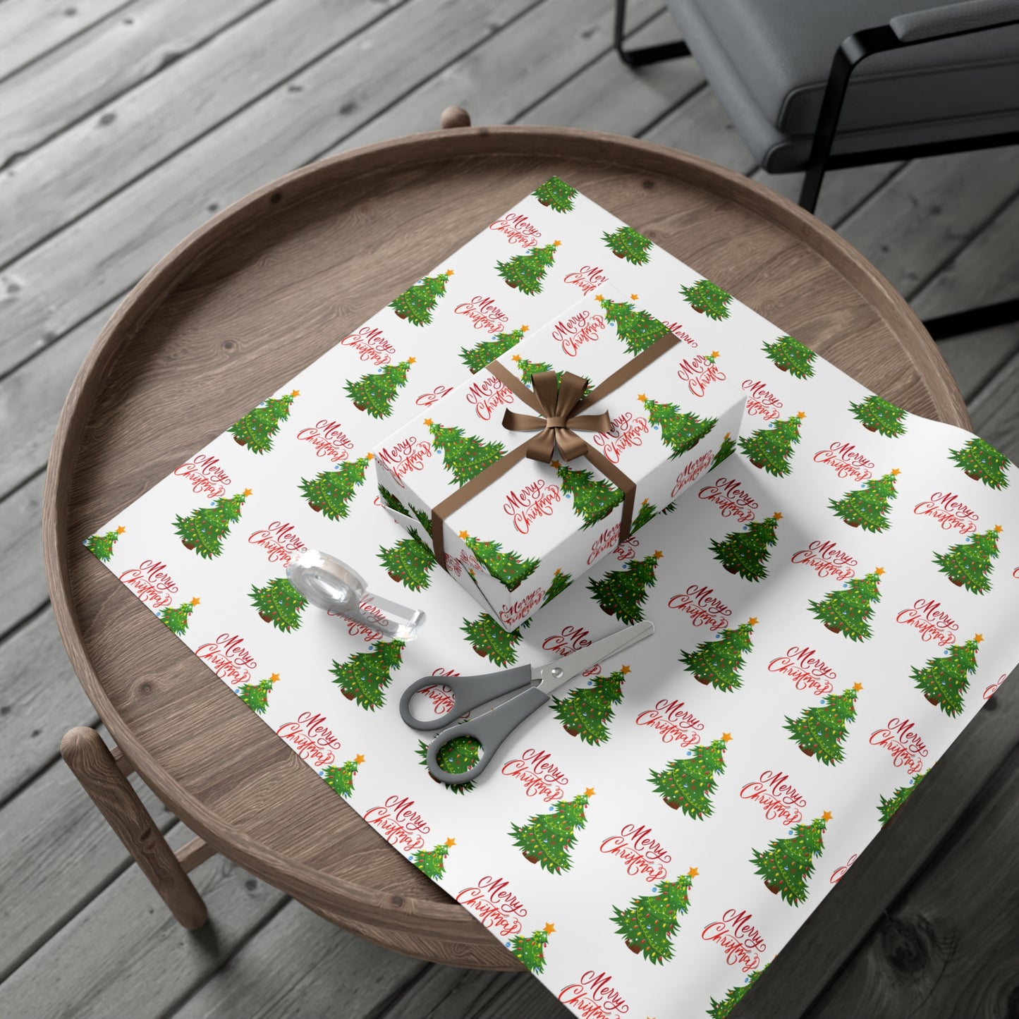 Merry Christmas Gift Wrap Paper