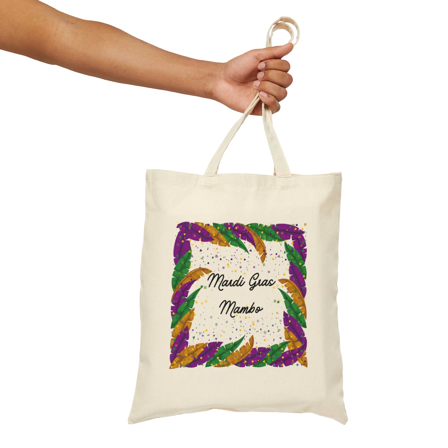 Mardi Gras Mambo - Cotton Canvas Tote Bag