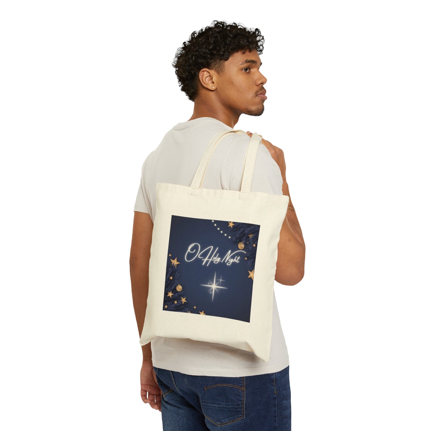 O Holy Night - Cotton Canvas Tote Bag