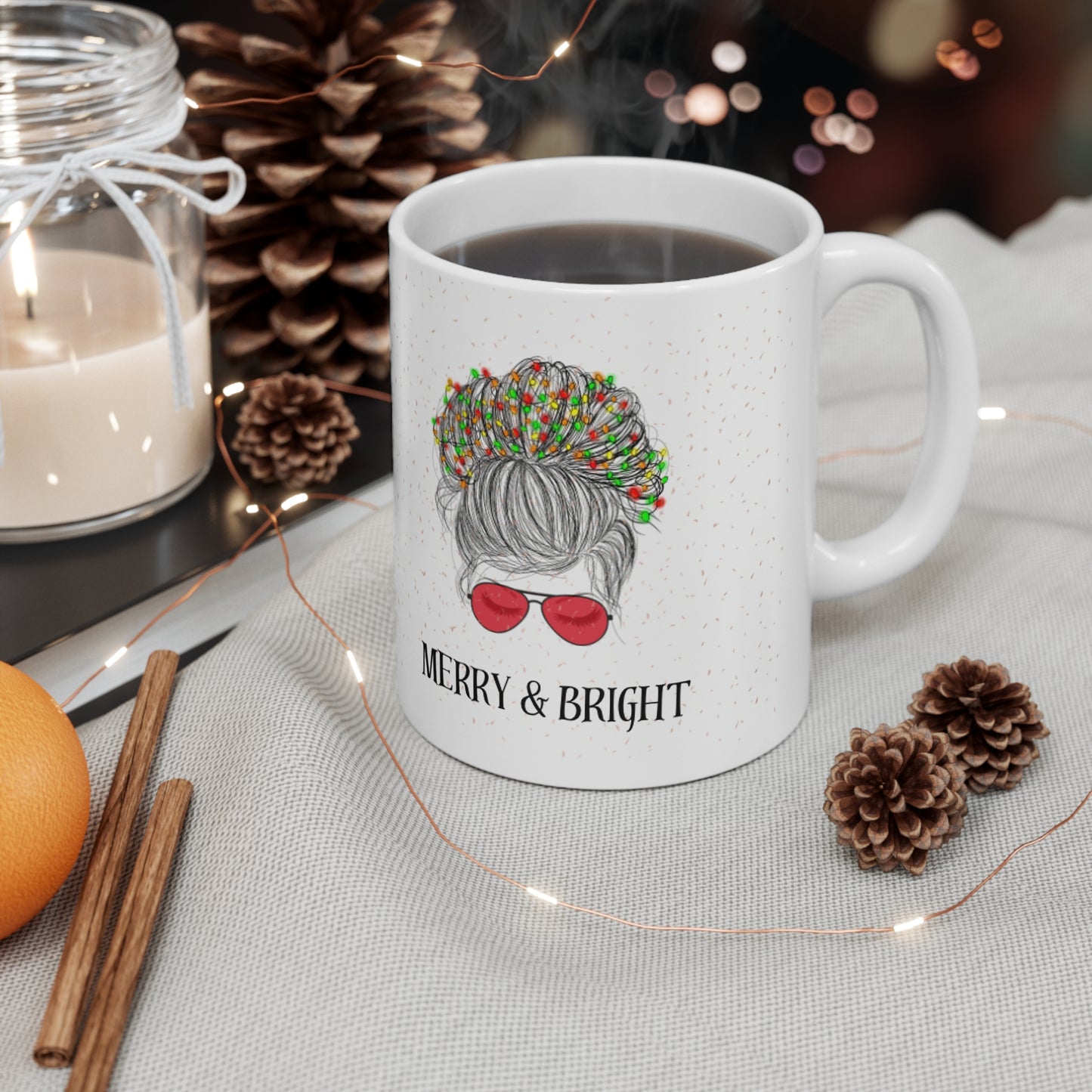 Merry and Bright Mug 11oz