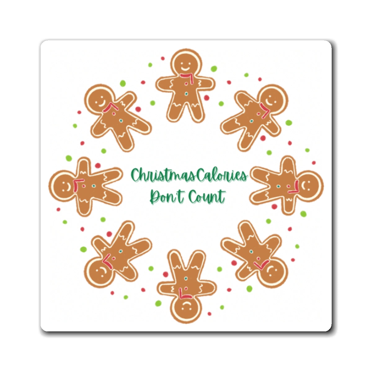 Christmas Calories Magnet