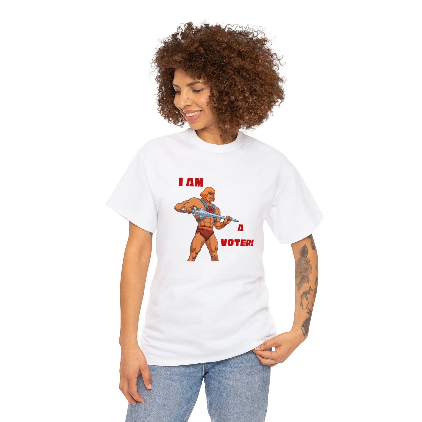 He-Man Voter - Unisex Heavy Cotton Tee