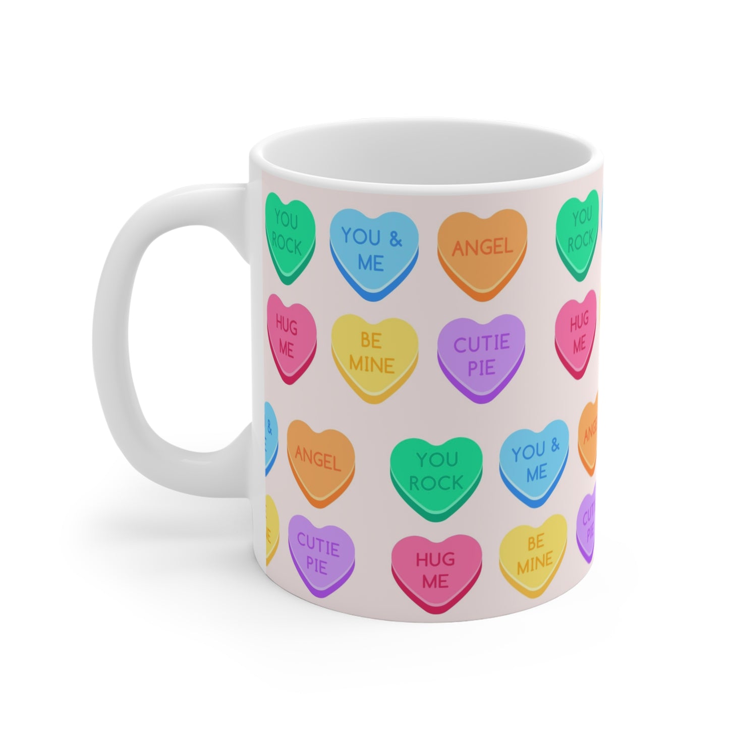 Conversation Hearts - Mug 11oz