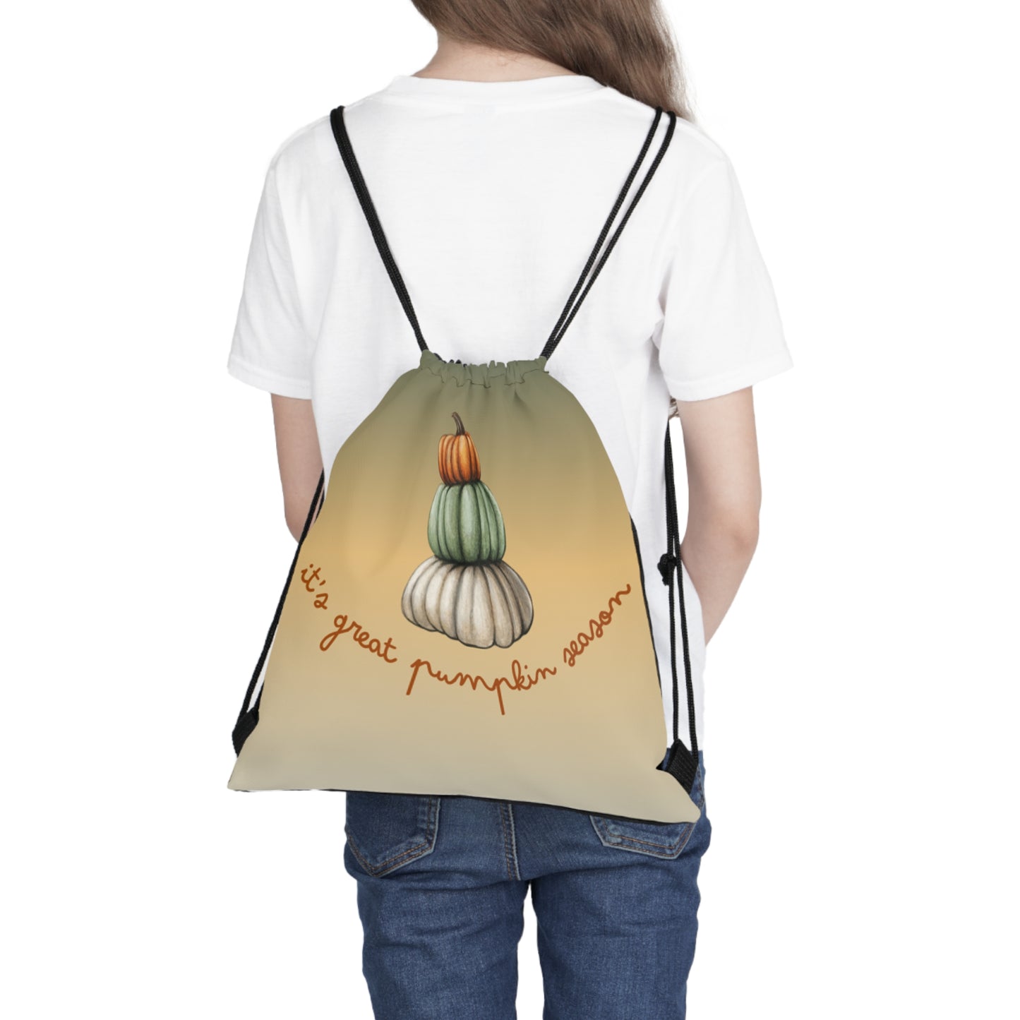 Great Pumpkin Drawstring Bag