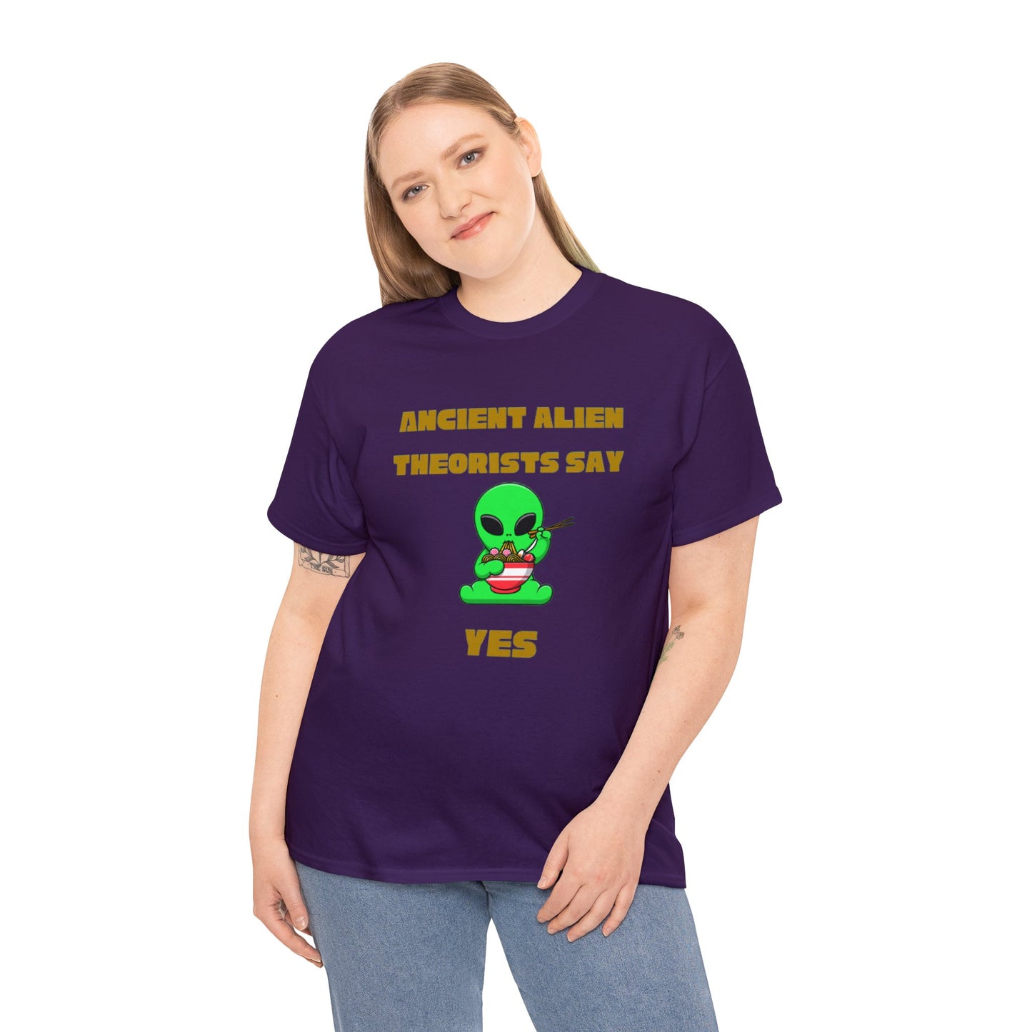 Ancient Alien Theorists - Unisex Heavy Cotton Tee