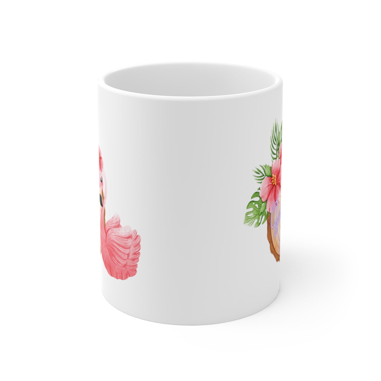 Summer Vibes Flamingo Mug 11oz