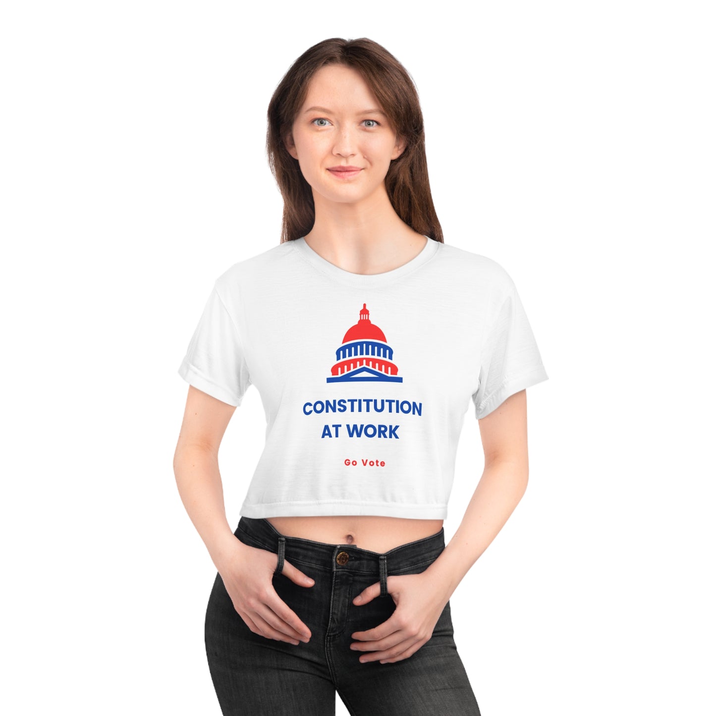 Constitution at Work - Crop Tee