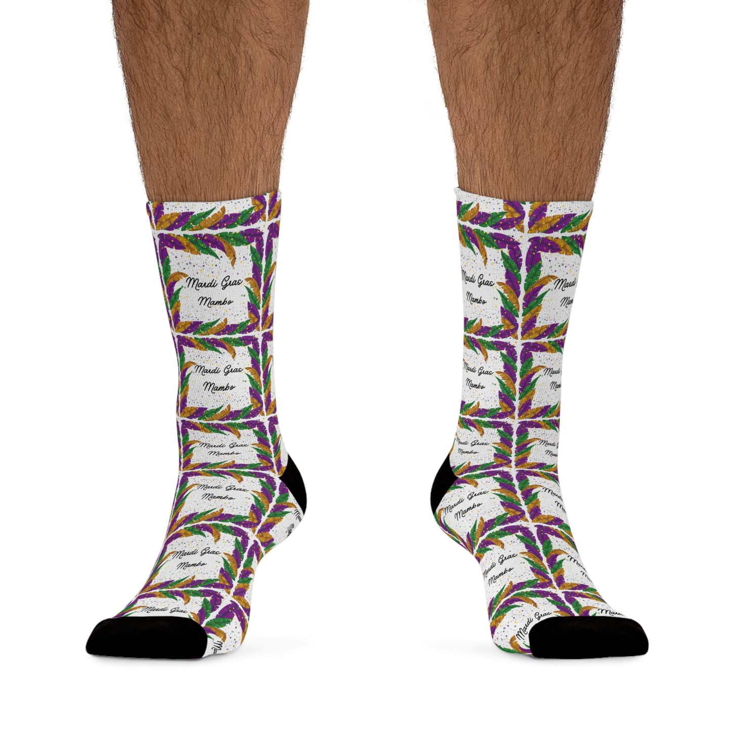 Mardi Gras Mambo - Recycled Poly Socks