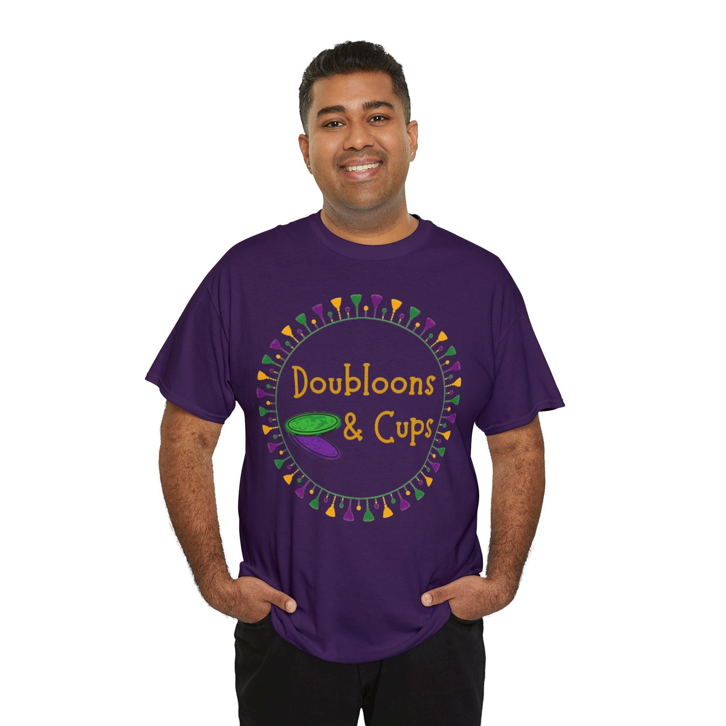 Doubloons and Cups Mardi Gras - Cotton Tee