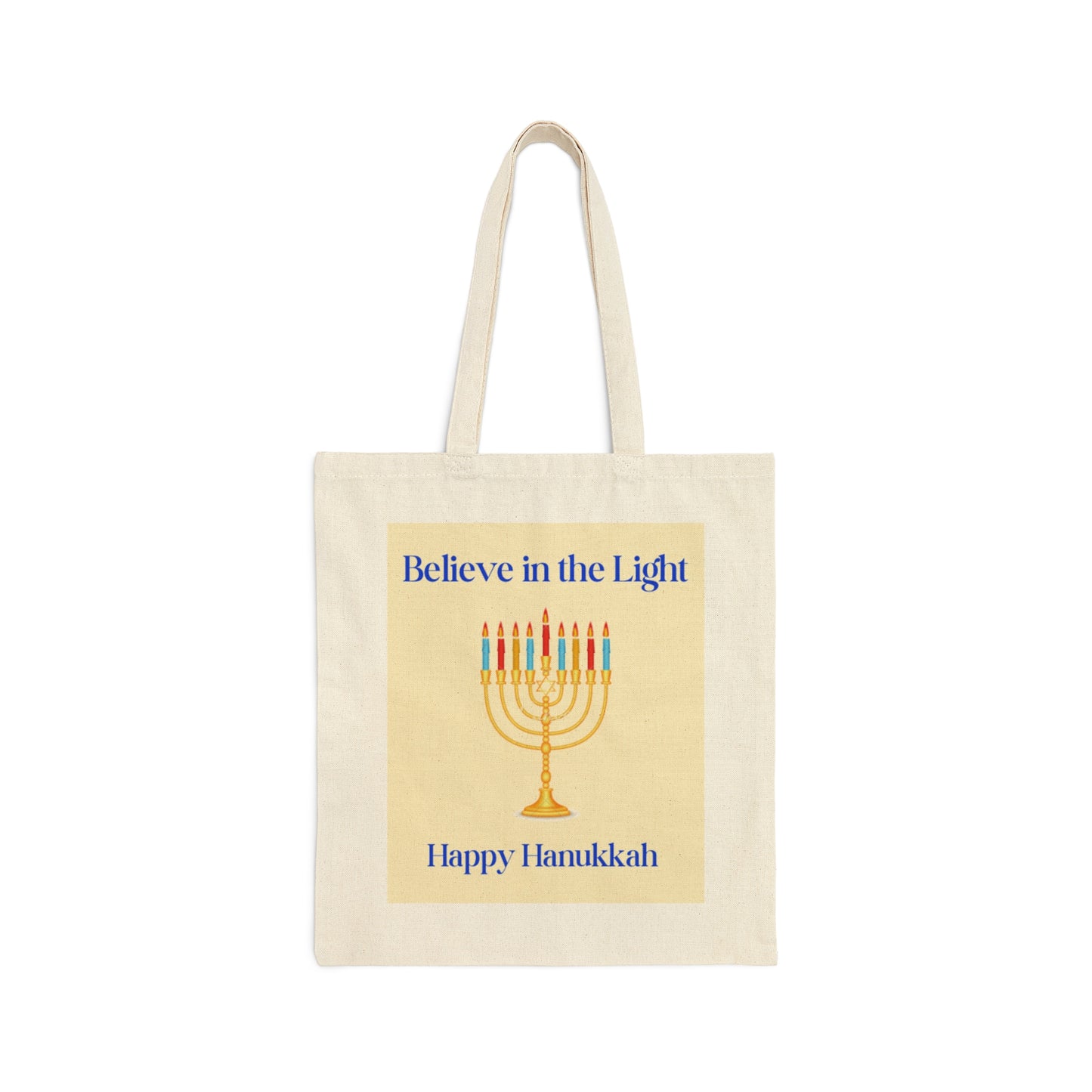 Hanukkah- Cotton Canvas Tote Bag