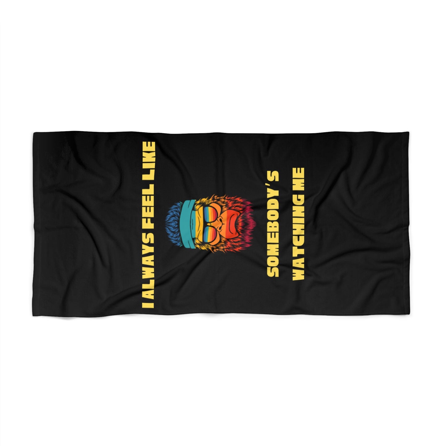 Bigfoot is Watching - Beach Towel