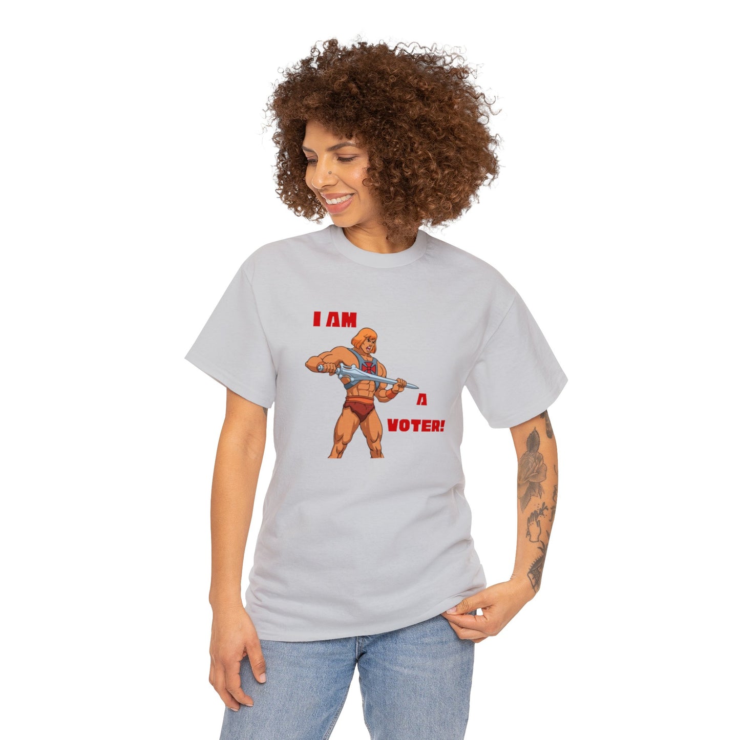 He-Man Voter - Unisex Heavy Cotton Tee