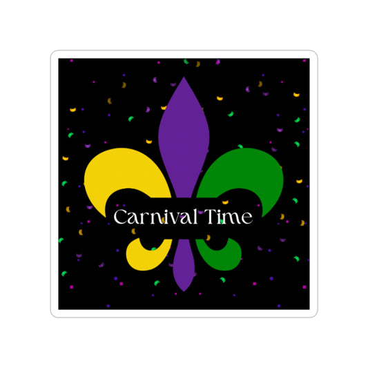 Carnival Time - Transparent Outdoor Stickers, 1pcs