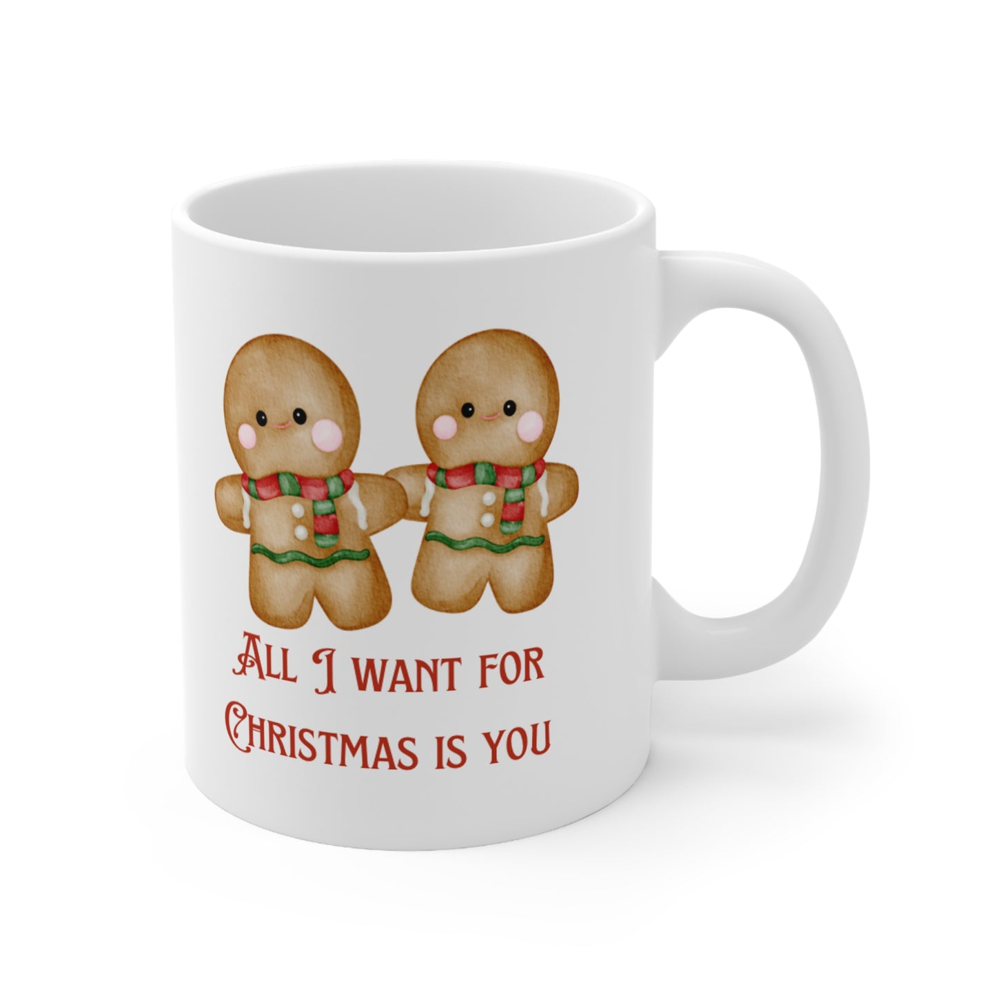 Gingerbread Christmas Mug 11oz