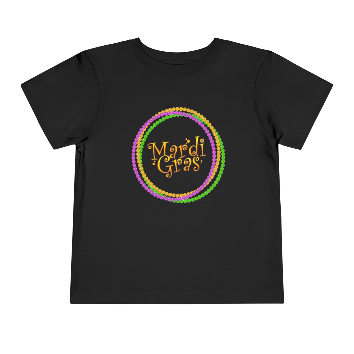 Happy Mardi Gras - Toddler Short Sleeve Tee