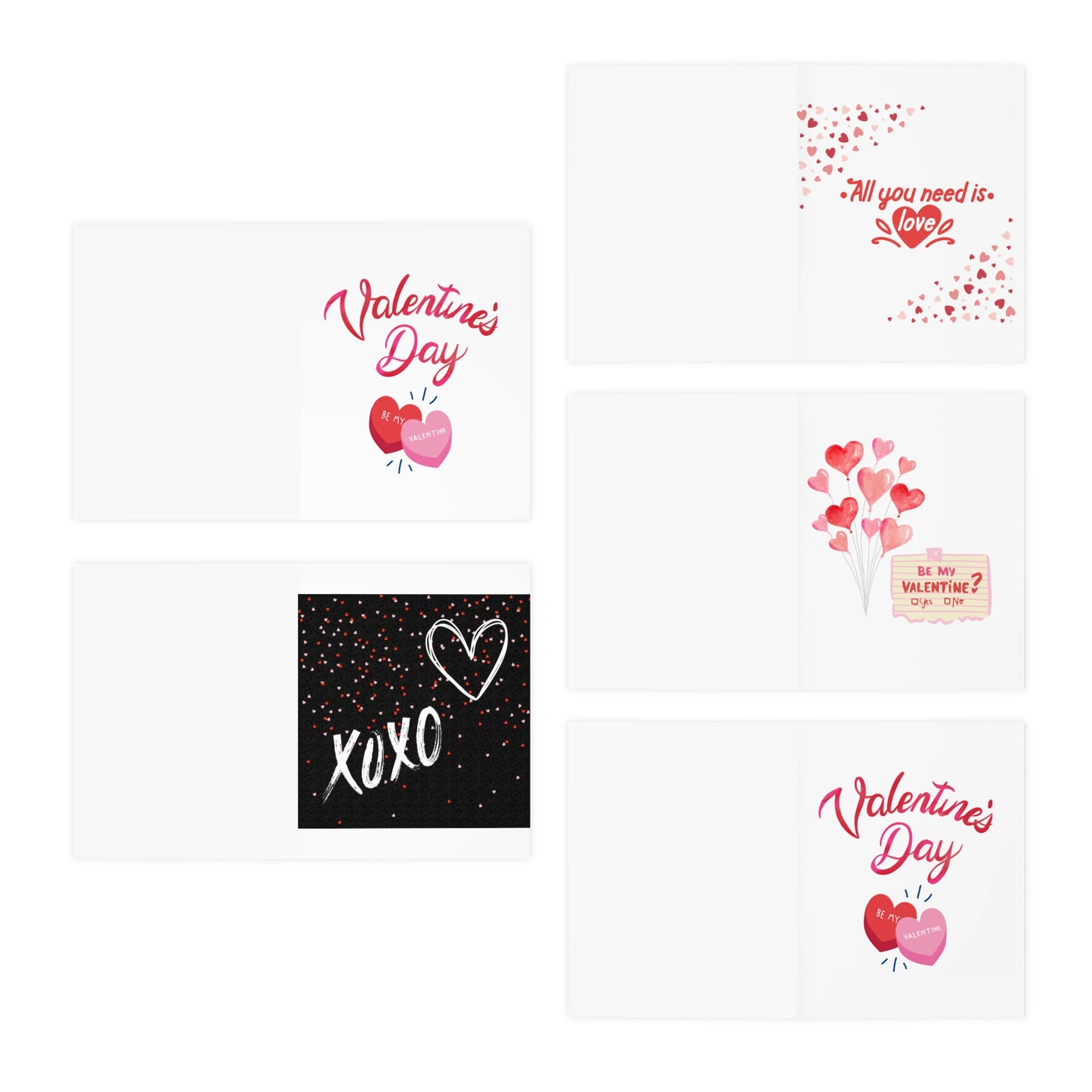 Valentines Day Cards (5-Pack)