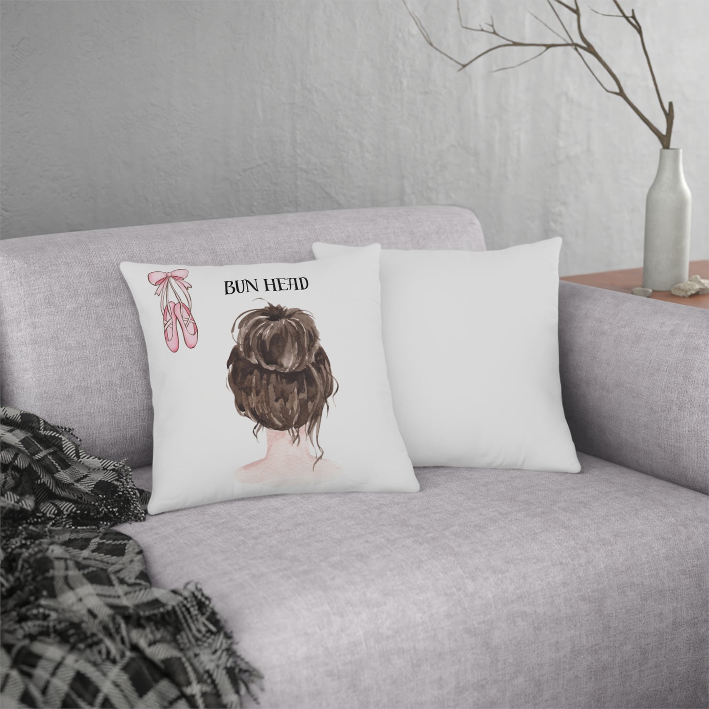 Dancer Bun Head Waterproof Pillow