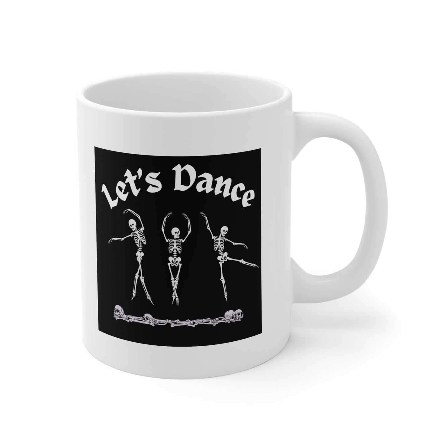 Lets Dance Halloween Ceramic Mug 11oz