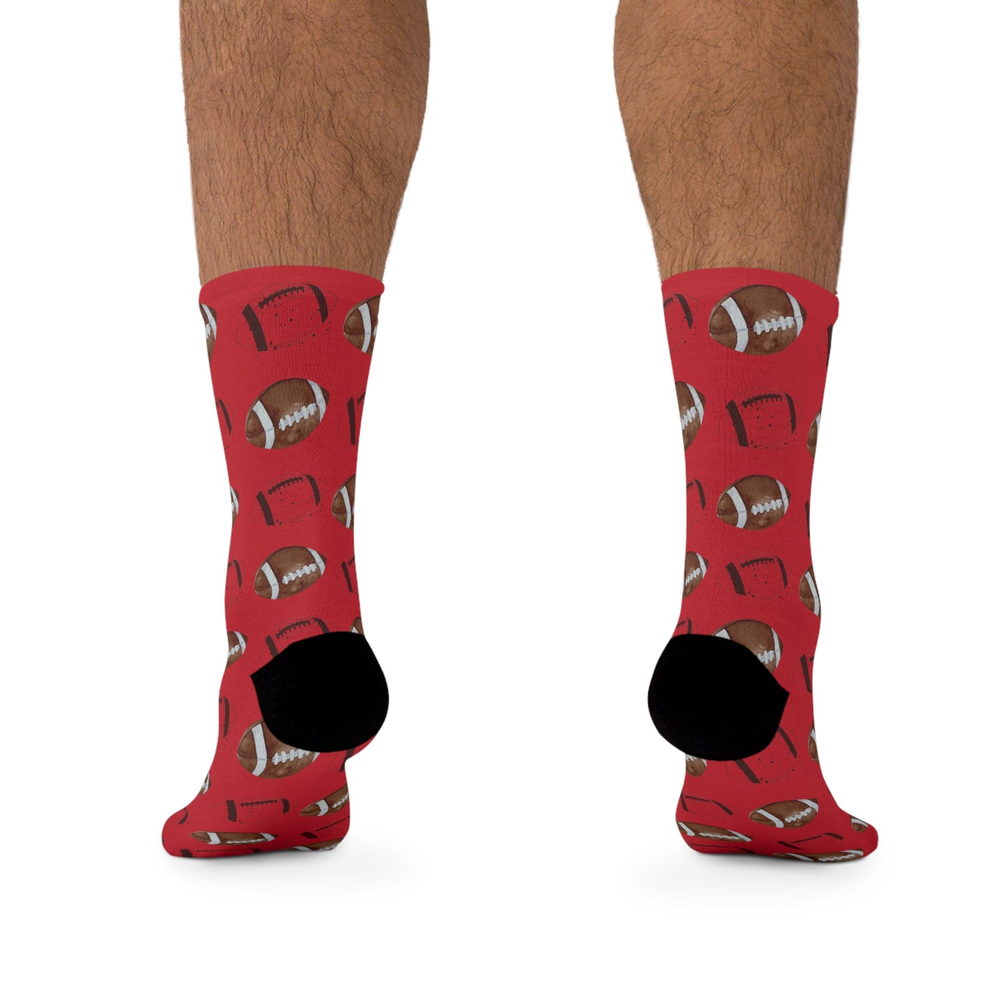 Game Day Football Socks (Red)