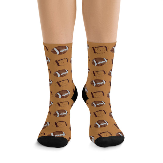 Game Day Football Socks (brown)