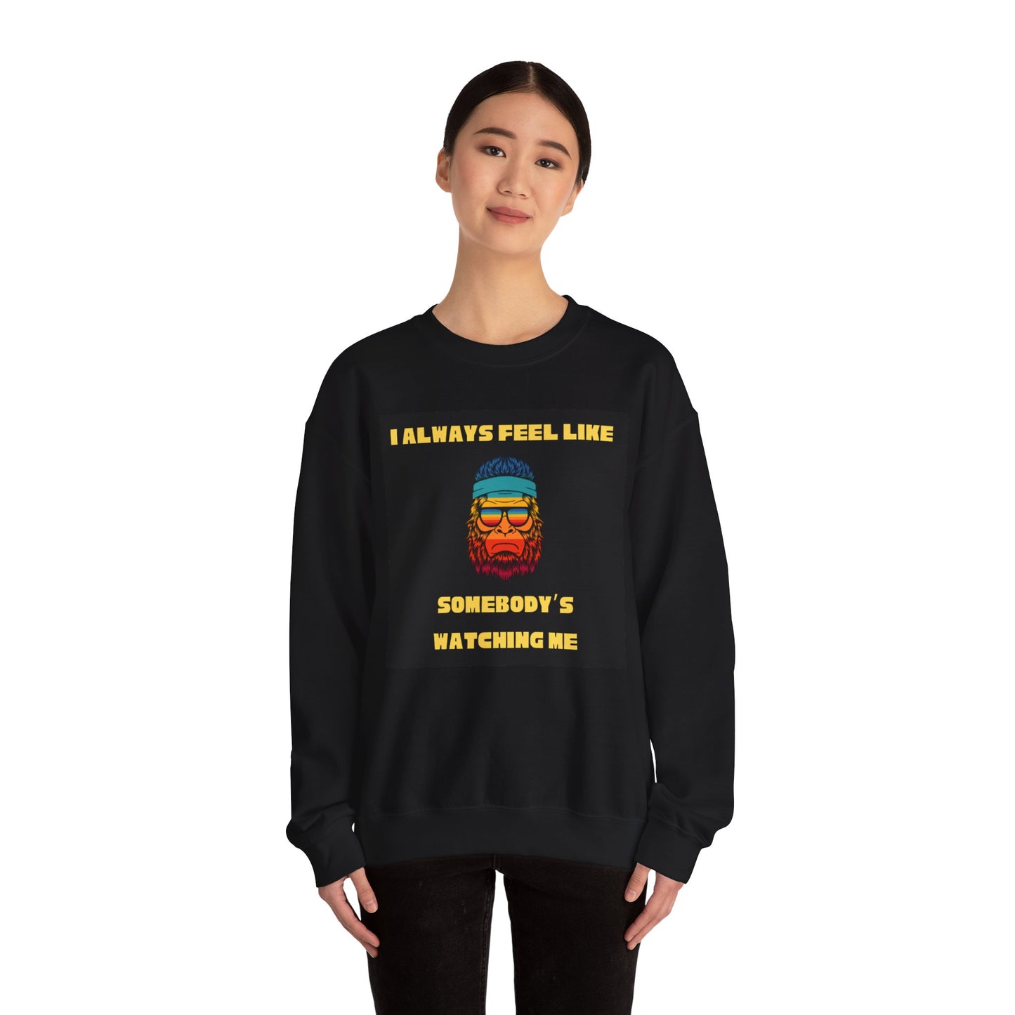 Bigfoot is watching - Unisex Heavy Blend™ Crewneck Sweatshirt