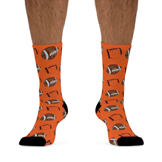 Game Day Football Socks (orange)