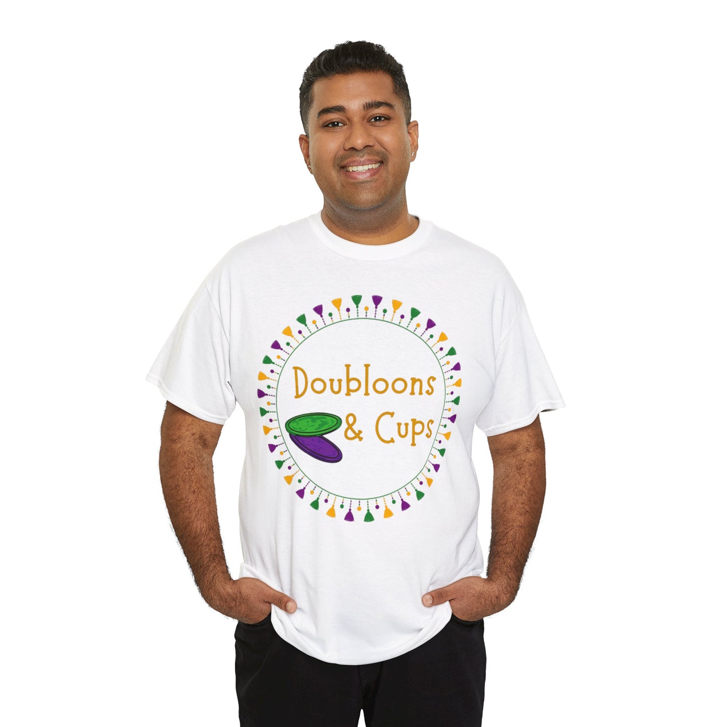 Doubloons and Cups Mardi Gras - Cotton Tee