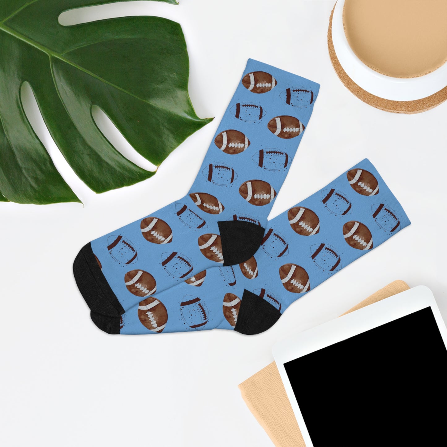 Game Day Football Socks (Blue)