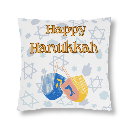 Happy Hanukkah Waterproof Pillow