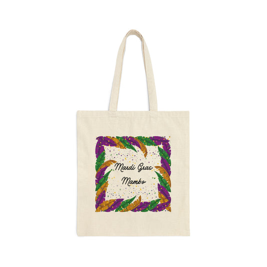 Mardi Gras Mambo - Cotton Canvas Tote Bag