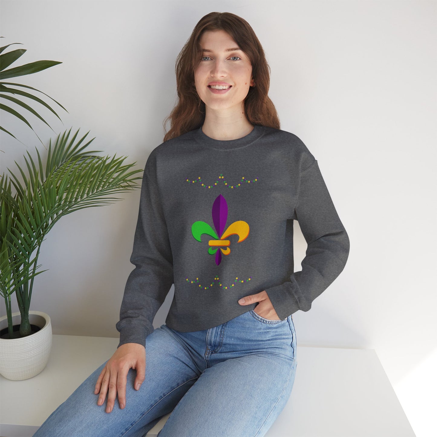 Mardi Gras - Unisex Heavy Blend™ Crewneck Sweatshirt