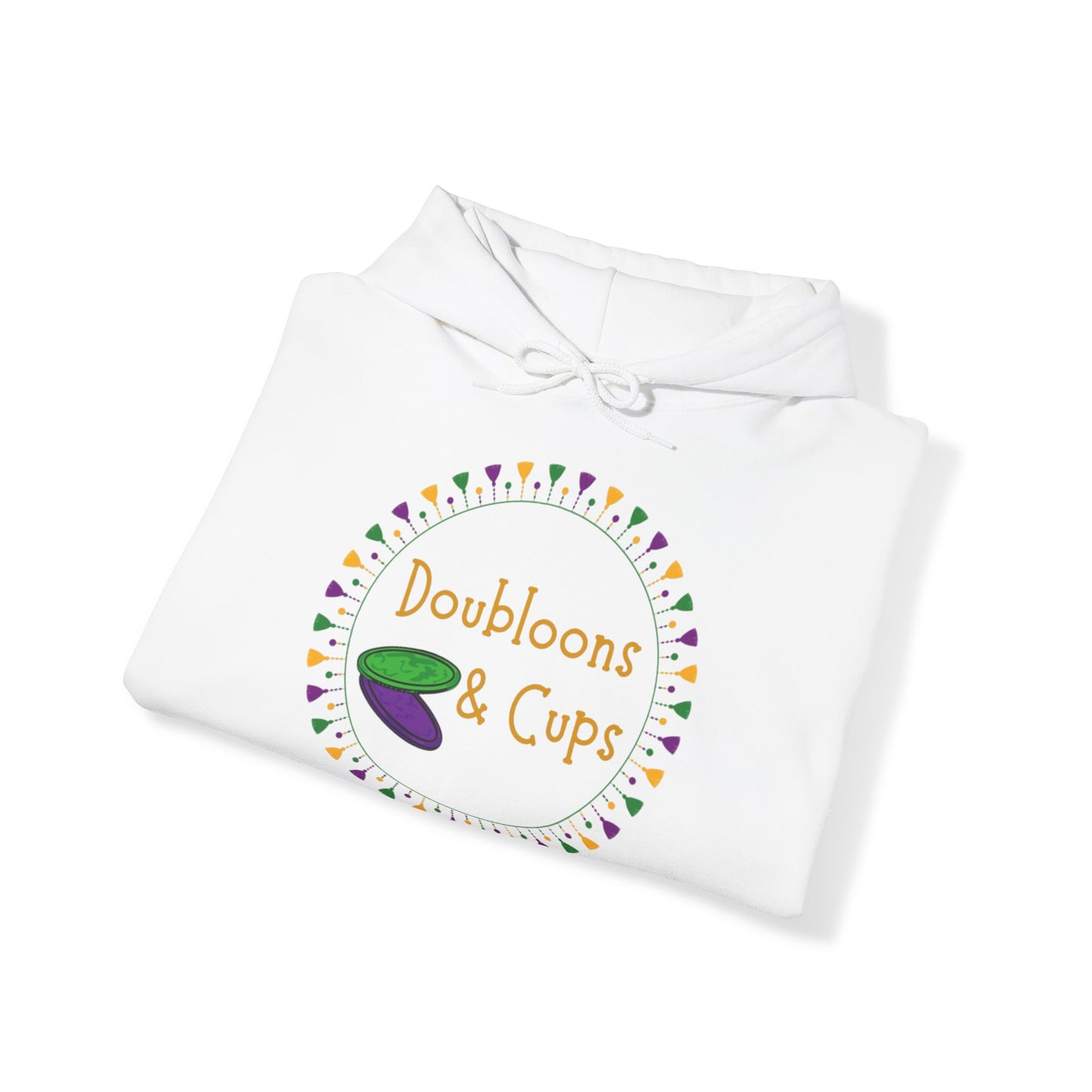 Doubloons and Cups Mardi Gras - Hooded Sweatshirt