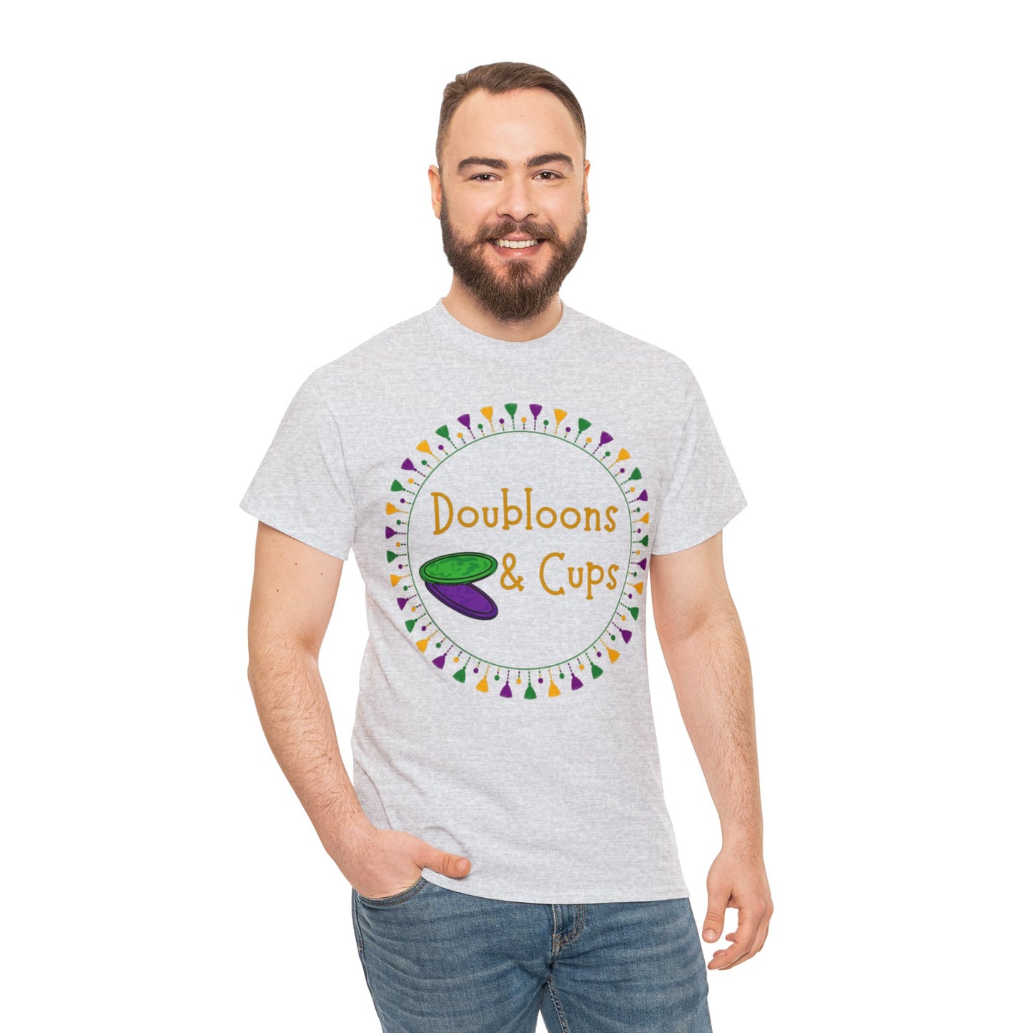 Doubloons and Cups Mardi Gras - Cotton Tee