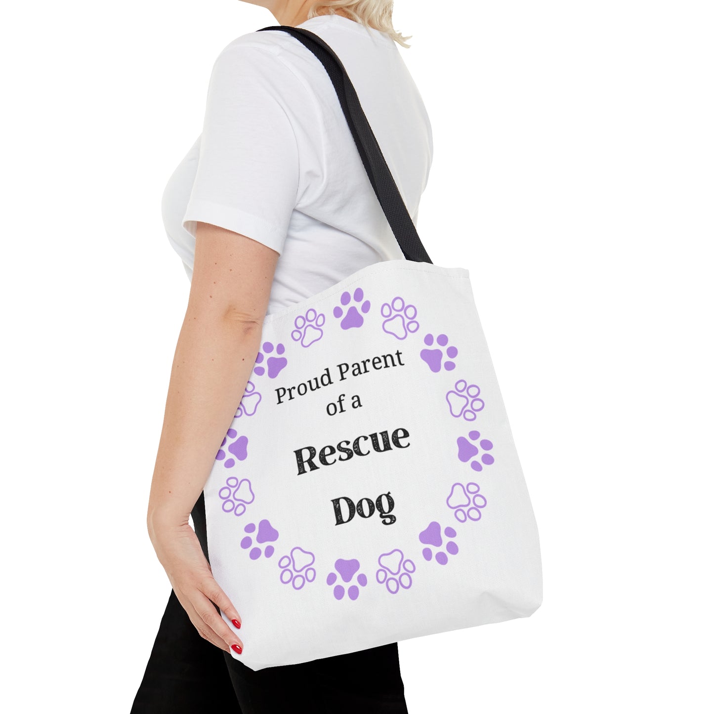 Proud Parent of a Rescue Dog Tote Bag