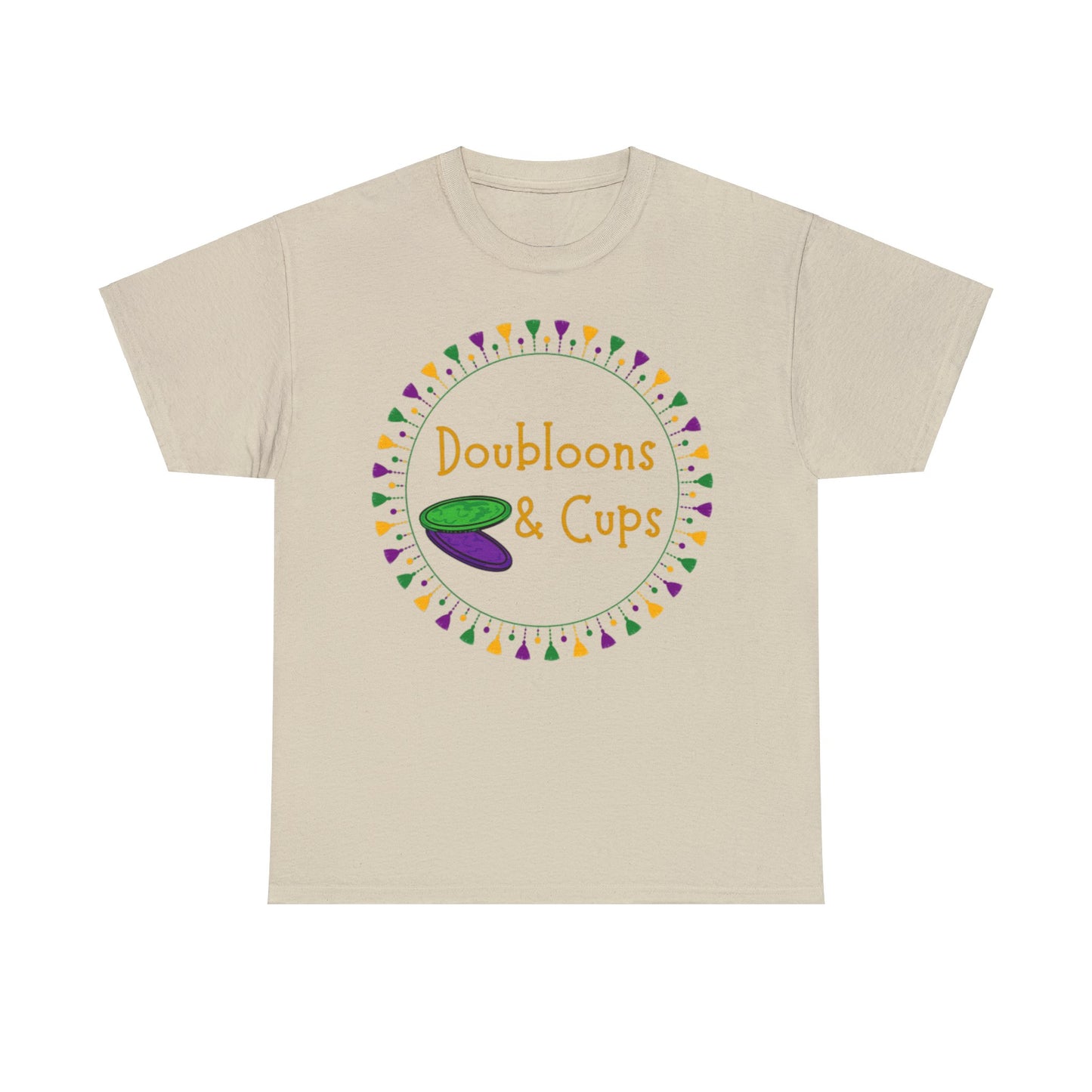 Doubloons and Cups Mardi Gras - Cotton Tee