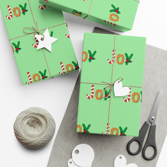 Holiday Joy Gift Wrap Paper