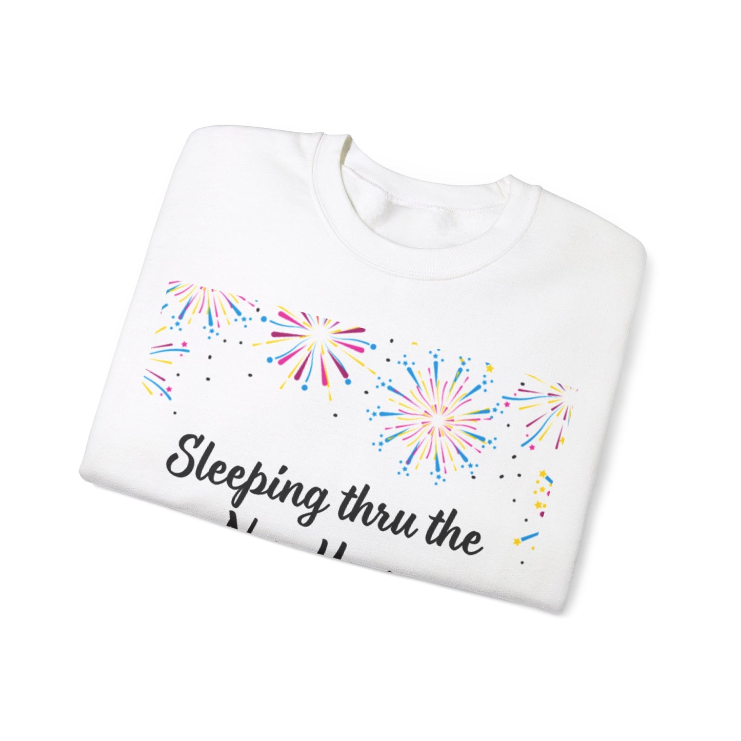 Sleeping thru the New Year- Unisex Heavy Blend™ Crewneck Sweatshirt