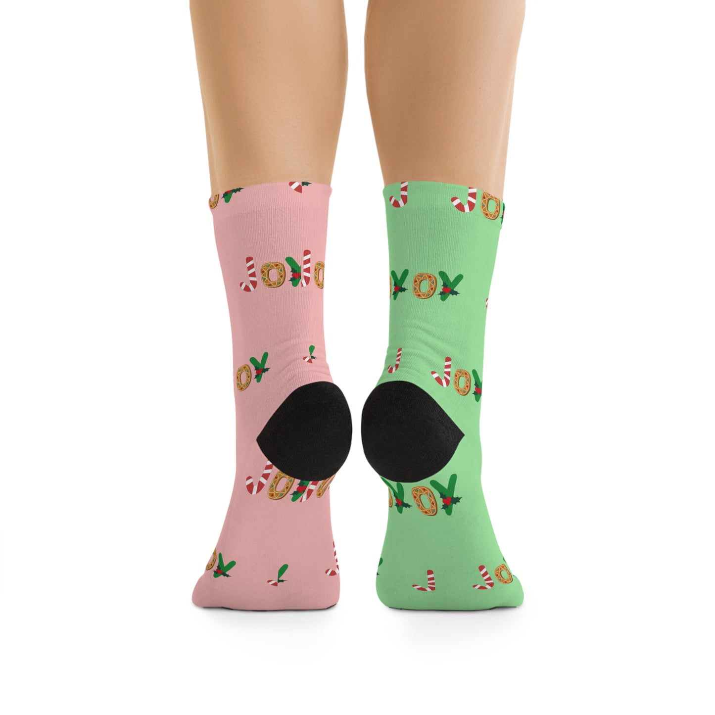 Holiday Joy- Recycled Poly Socks - Mixed Colors