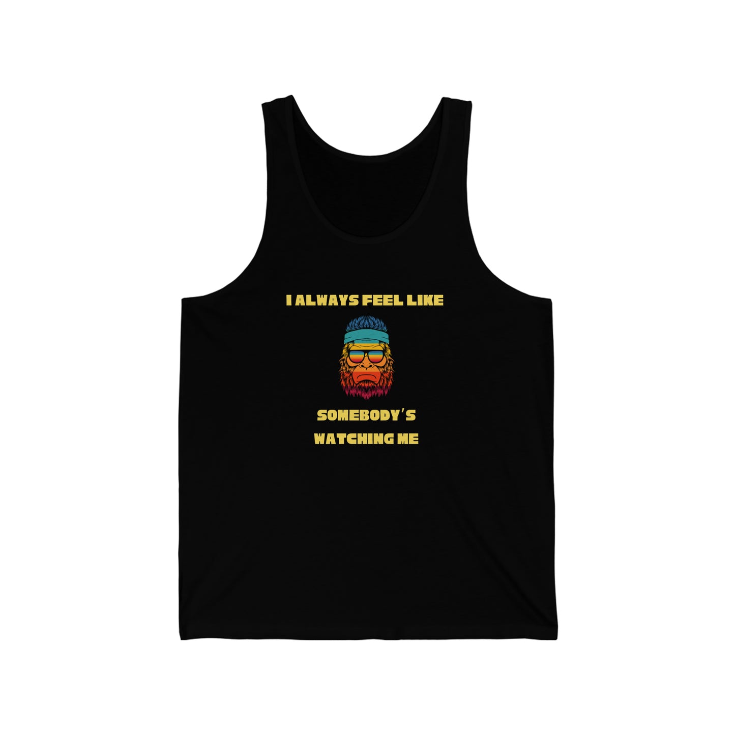 Bigfoot is Watching - Unisex Jersey Tank