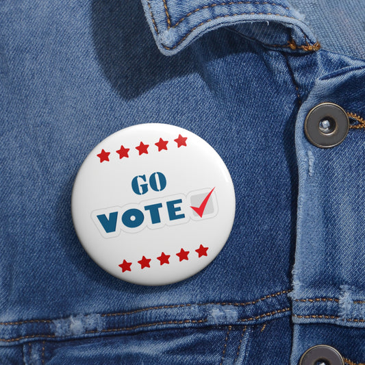 Go Vote - Pin Buttons